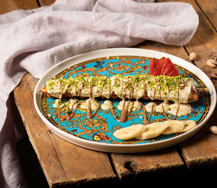 Çubuk Waffle (Beyaz Çikolatalı)